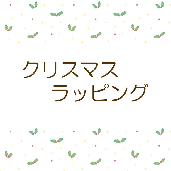 【 クリスマスラッピング 】 クリスマス ギフト ラッピング  ZZ01K 1枚目の画像