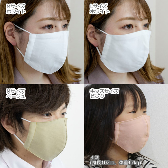 通常納期 立体マスク 【 抗菌 抗ウイルス マスク シングル 】 夏マスク KT01K 5枚目の画像