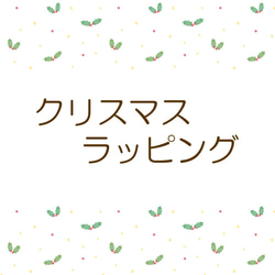 【 クリスマスラッピング 】 クリスマス ギフト ラッピング ZZ01U 1枚目の画像