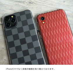 全機種対応 スマホケース【 クリアケース ペイズリー 】 クリア LO03U 4枚目の画像