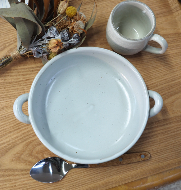 グラタン皿（ホワイト） 2枚目の画像