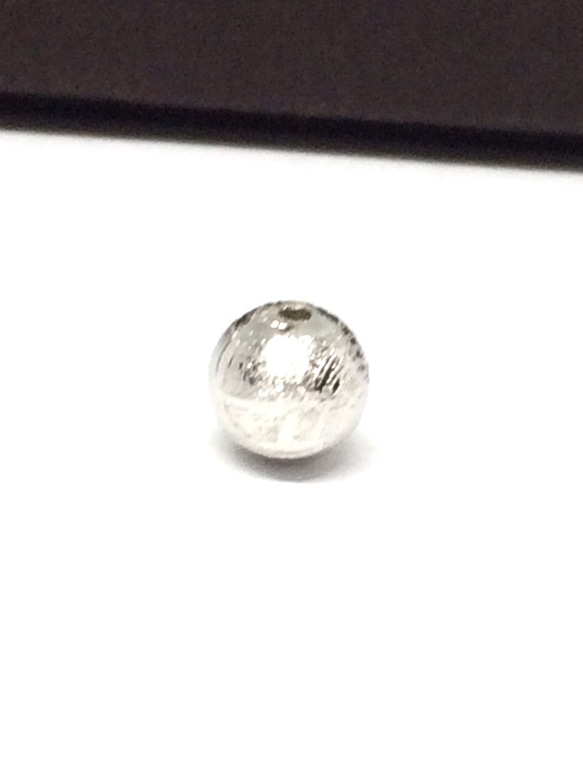 【Silver925】ナミビア産　メテオライト　隕石　ギベオン シルバーネックレス　40cm(チェーン変更可） 4枚目の画像