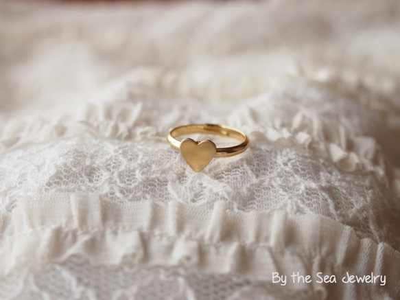 tiny ハートピンキーリング 指輪・リング By the Sea Jewel 通販  