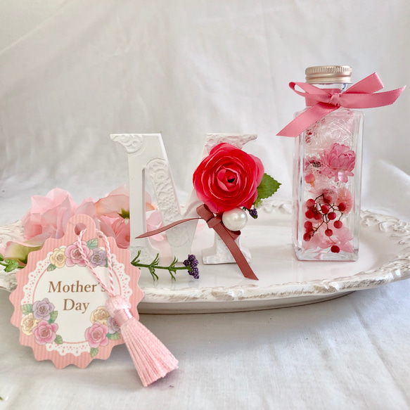 大型アロマストーン◼️フラワーイニシャル◼️