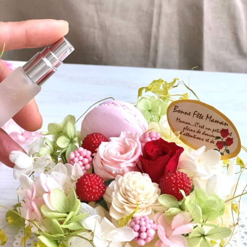 アロマストーンマカロン&フラワースタンドケース入りセット アロマストーンマカロン&フラワースタンドケース入りセット