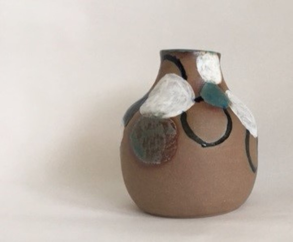 花瓶　陶器　サークル　円　 4枚目の画像