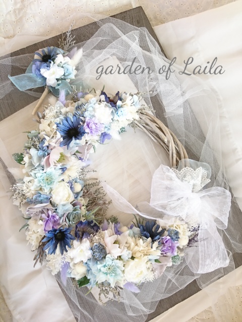 【受注対応】ウェディングブーケ専門店リースブーケブートニアヘッドドレスリストレットブーケ花冠オーダー承ります