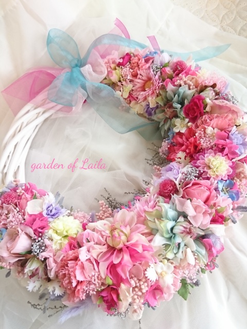 ◇受注対応◇ウェディングリースブーケ専門店リースブーケブートニアヘッドドレスリストレットブーケ花冠オーダー承ります♡