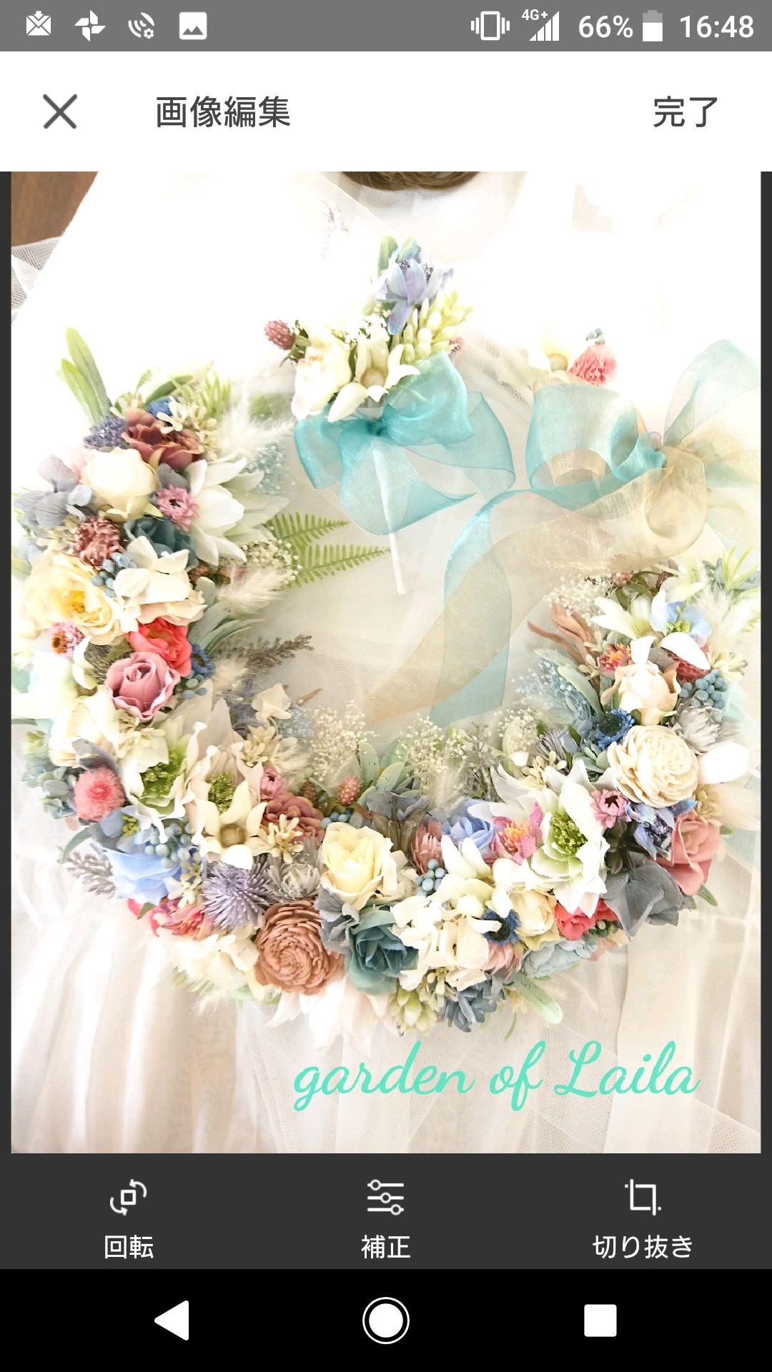 作品例ガーデンウェディング専門店リースブーケブートニアヘッド