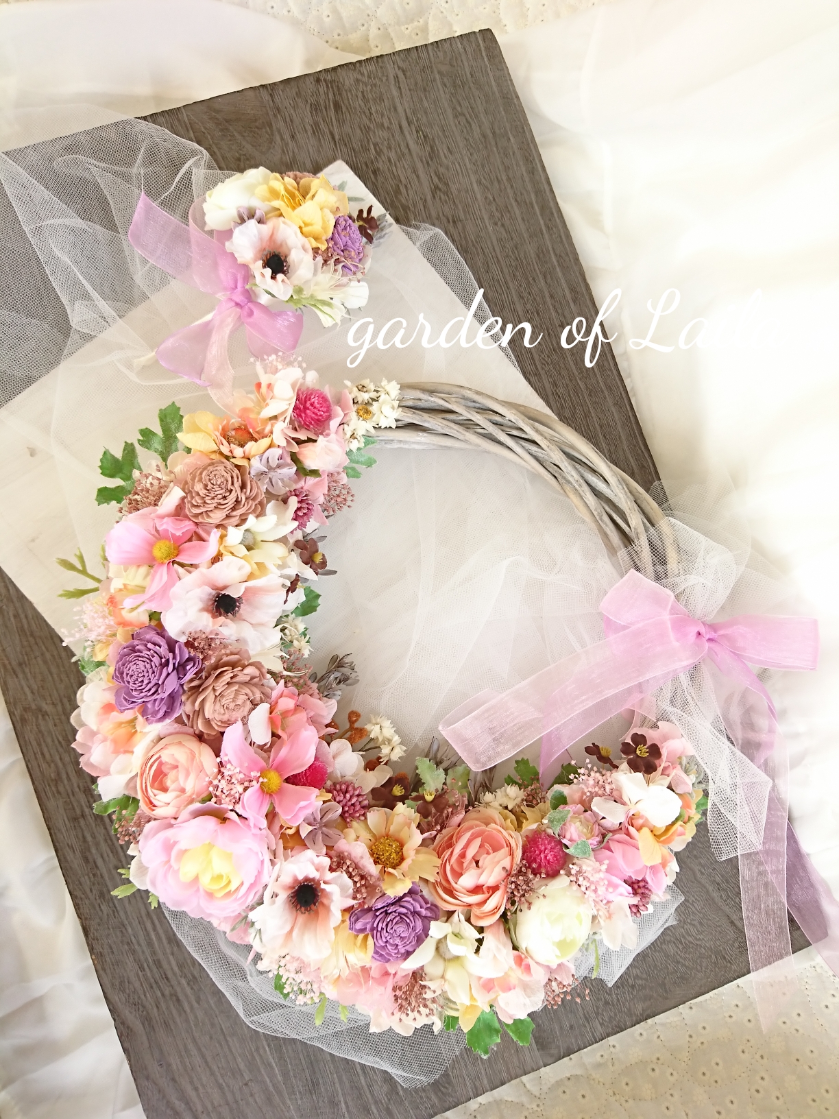 ◇受注対応◇ウェディングリースブーケブートニアヘッドドオーダー承りますガーデンウェディングブーケ専門店