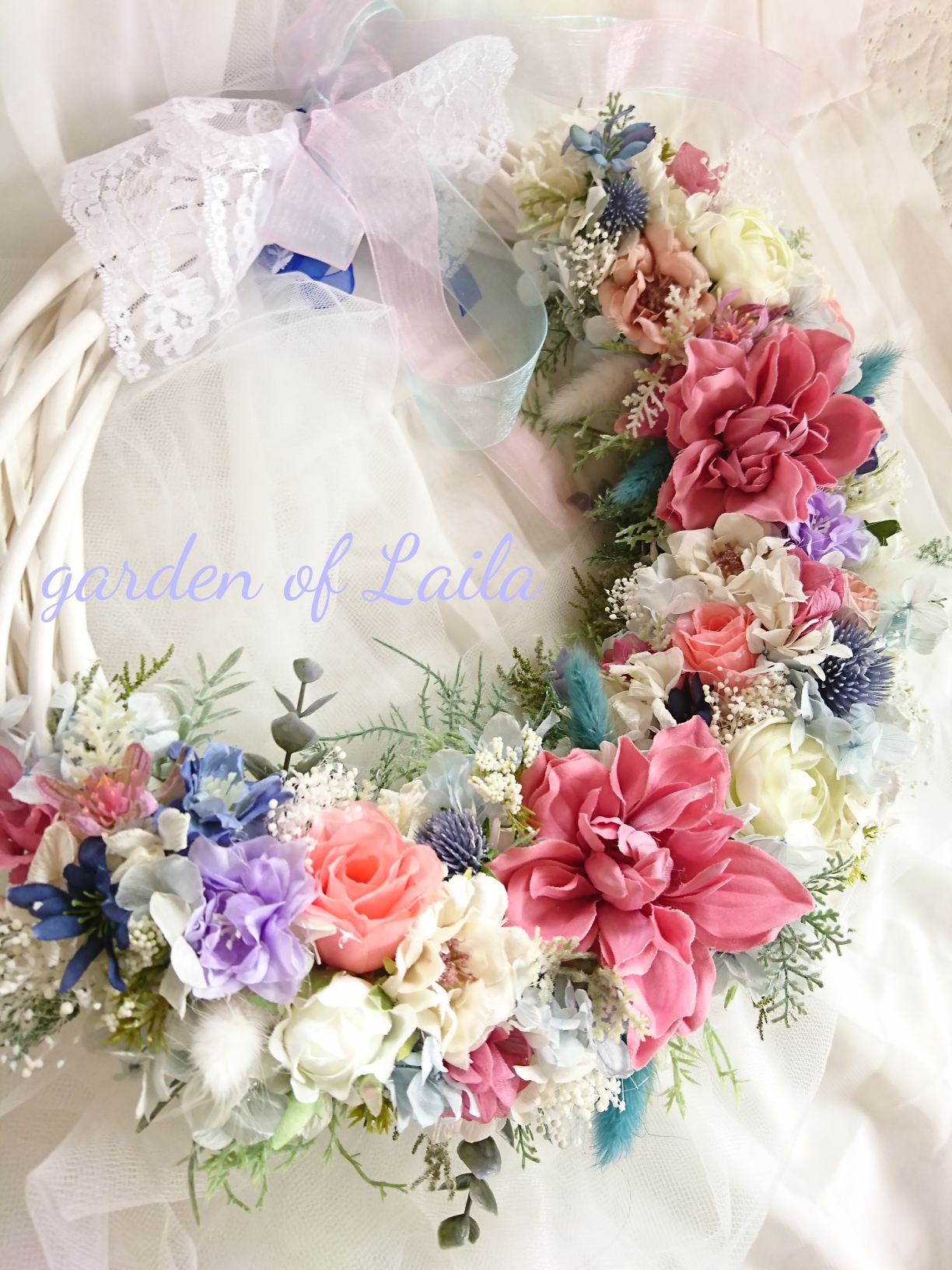 ◇受注対応◇ウェディングリースブーケブートニアヘッドドリストレットもオーダー承りますウェディングブーケ専門店