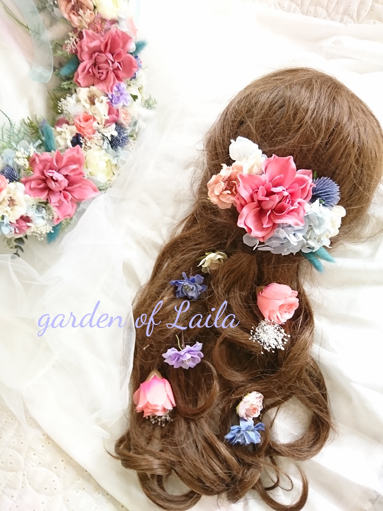 ◇受注対応◇ウェディングリースブーケブートニアヘッドドリストレットもオーダー承りますウェディングブーケ専門店