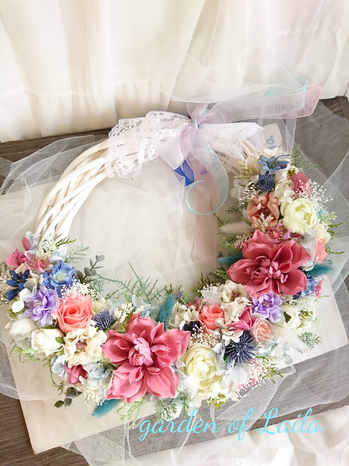 ◇受注対応◇ウェディングリースブーケブートニアヘッドドリストレットもオーダー承りますウェディングブーケ専門店