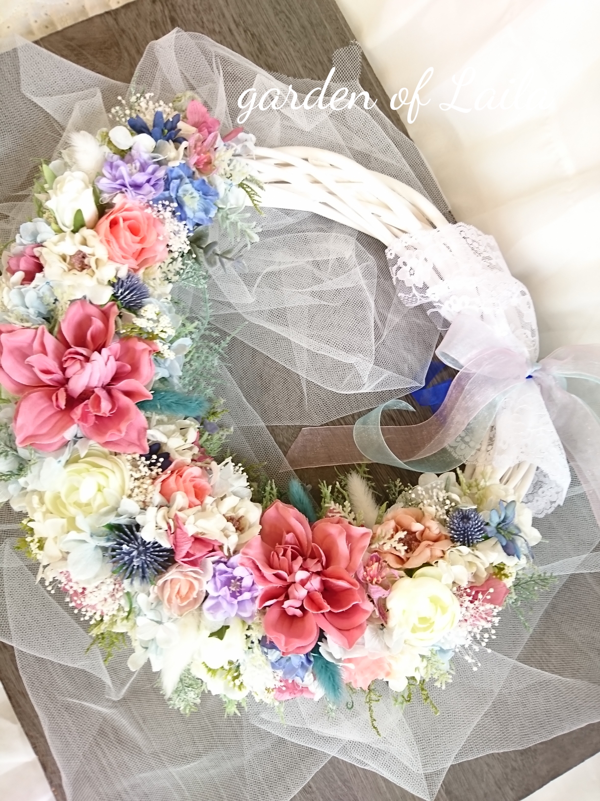 ◇受注対応◇ウェディングリースブーケブートニアヘッドドリストレットもオーダー承りますウェディングブーケ専門店