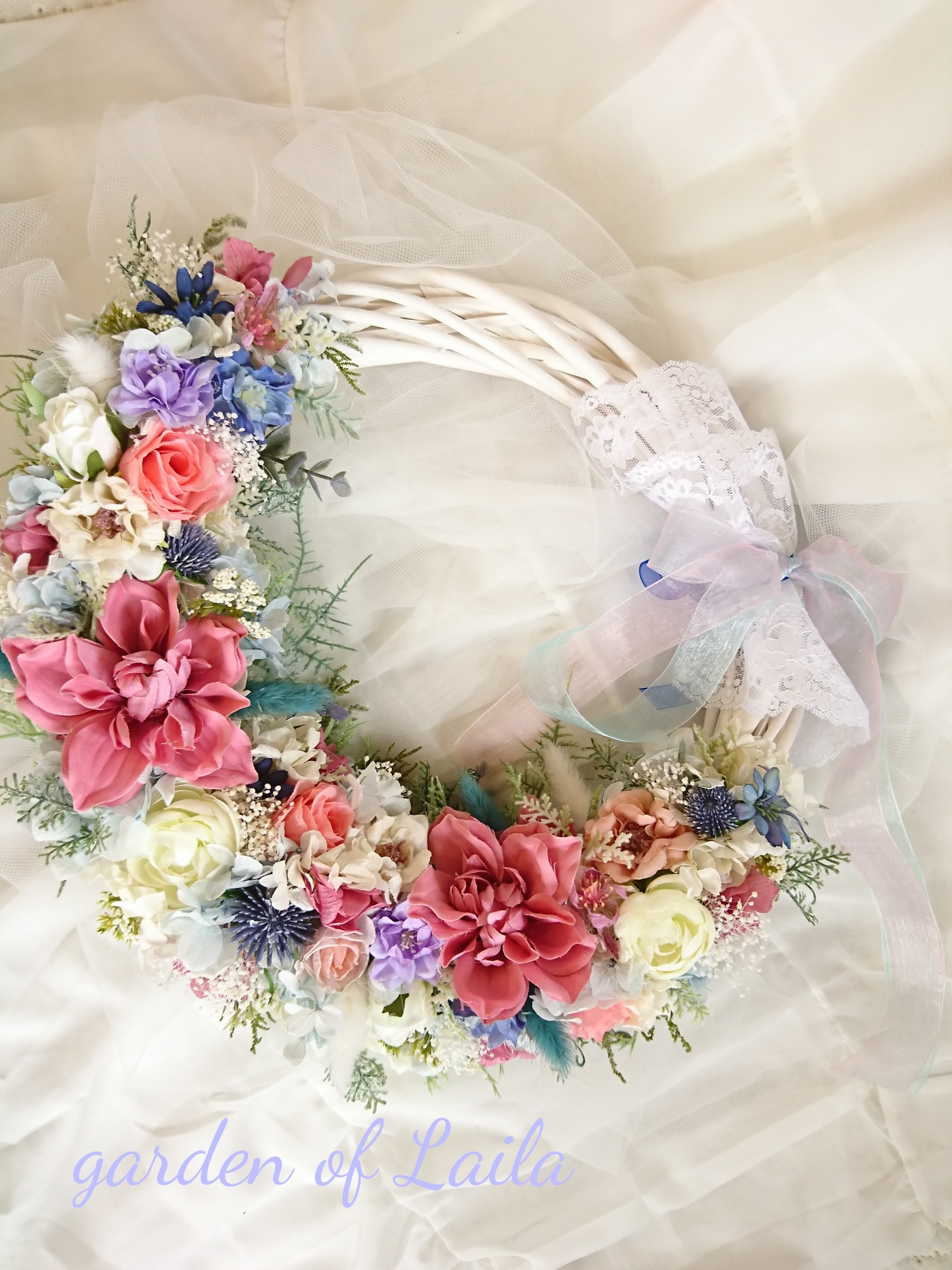 ◇受注対応◇ウェディングリースブーケブートニアヘッドドリストレットもオーダー承りますウェディングブーケ専門店