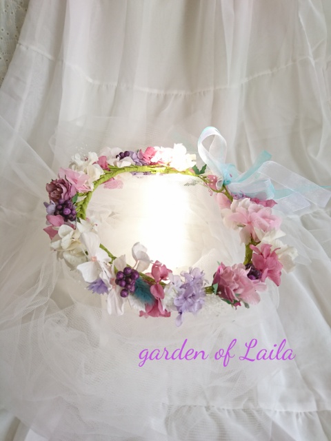 受注対応ウェディングリースブーケ専門店花かんむりリースブーケブートニアヘッドドレス花冠髪飾りオーダー承ります