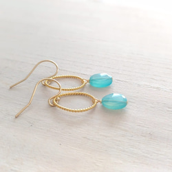 【マロニー様専用】*swing ring earrings* イヤリング 3枚目の画像