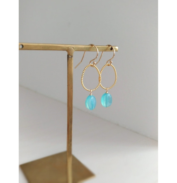 【マロニー様専用】*swing ring earrings* イヤリング 4枚目の画像