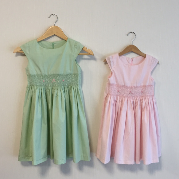 ⭐️貴重手刺繍 omas hande スモッキング ワンピース オーマスヘンデ②