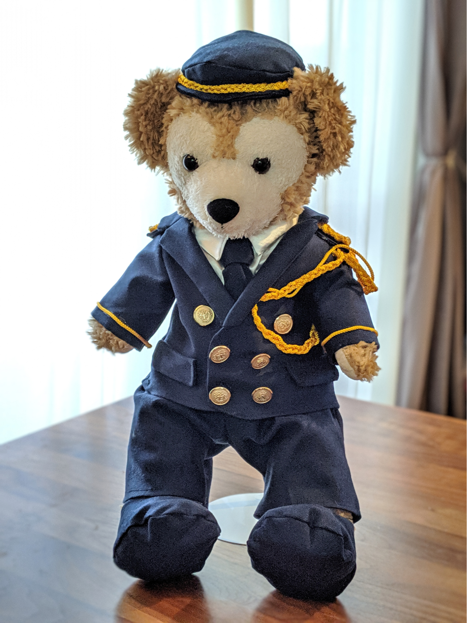 ダッフィ ウェディングコスチューム(消防士さんの正装制服)