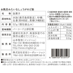 ≪送料無料！≫ほんきのしょうが茶＆のど飴セット 9枚目の画像