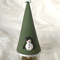 再販‼︎ クリスマスツリーオブジェ・・Albero di Natale  クリスマスツリー 雪だるま・・《送料無料》 2枚目の画像