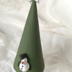 再販‼︎ クリスマスツリーオブジェ・・Albero di Natale  クリスマスツリー 雪だるま・・《送料無料》 6枚目の画像
