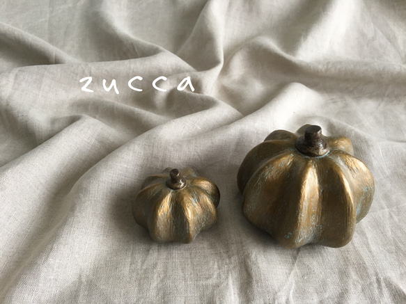 大人なハロウィン　オブジェ・・zucca  かぼちゃ・・《送料無料》 1枚目の画像