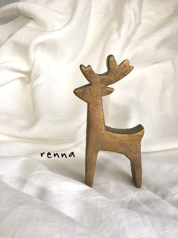 クリスマスオブジェ・・renna  トナカイ・・《送料無料》 1枚目の画像