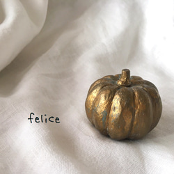 ハロウィンオブジェ・・zucca かぼちゃ a・・《送料無料》 1枚目の画像