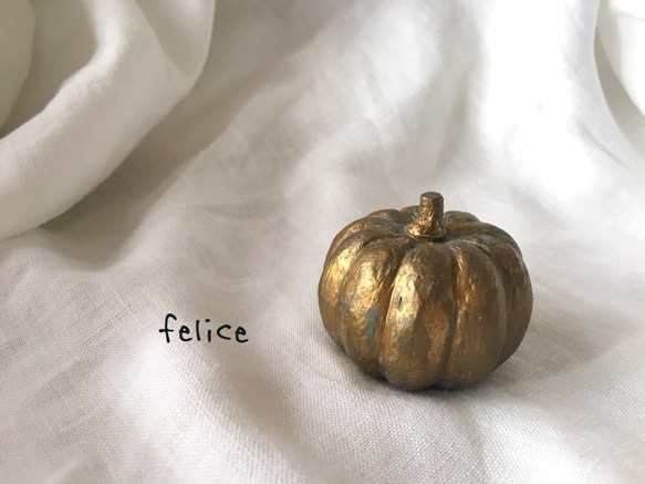 ハロウィンオブジェ・・zucca かぼちゃ a・・《送料無料》 1枚目の画像