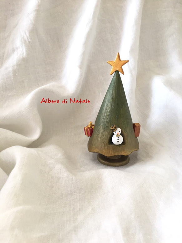 クリスマスツリーオブジェ・・Albero di Natale クリスマスツリー・・《送料無料》 1枚目の画像