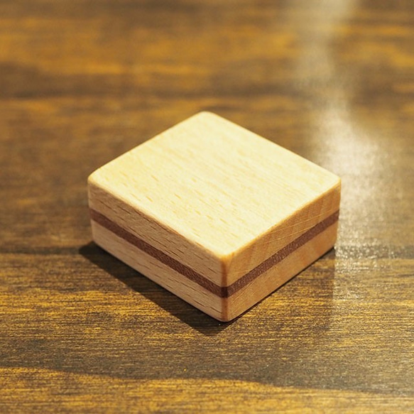 シンプルでかわいい木製マグネット4個入 4枚目の画像