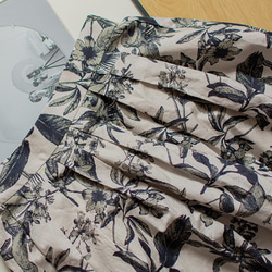 存在感惹き立つ　プリント柄ロングスカート  コットン 9枚目の画像