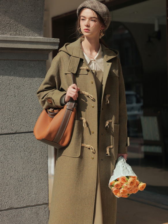 秋冬の定番 大人のダッフルコート ウール混 コート jadore 通販