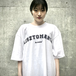 最新作　LISZTOMANIA Tシャツ　ホワイト 1枚目の画像