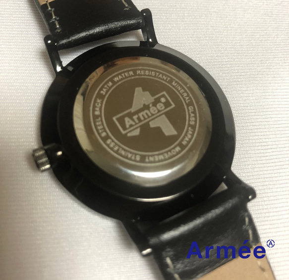 Armée WATCH #1 腕時計 NOIR(黒) 5枚目の画像
