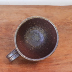 備前燒咖啡杯（圓形）C4-061 第5張的照片
