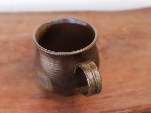 備前焼 コーヒーカップ(大)　c8-091 3枚目の画像