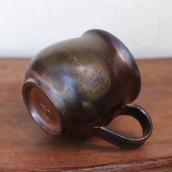 備前焼 コーヒーカップ(大)　c8-091 4枚目の画像