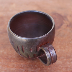 備前焼 コーヒーカップ(丸)　c4-066 3枚目の画像