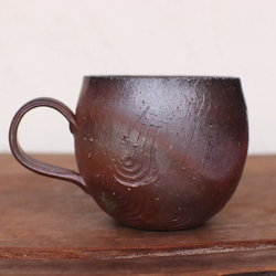 Bizen ware咖啡杯（圓形）C4-069 第2張的照片