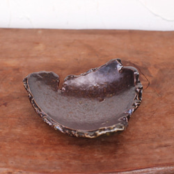 Bizen Ware撕碎的盤子（寬度約12厘米）SR8-022 第2張的照片