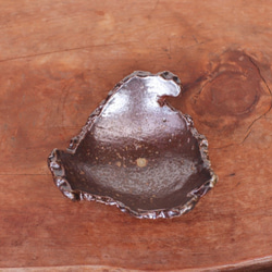 Bizen Ware撕碎的盤子（寬度約12厘米）sr8-023 第1張的照片