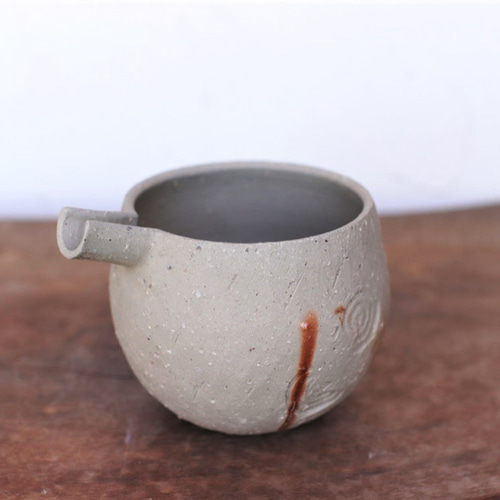 陶芸家　原田拾六　備前　ぐい呑　酒器　酒杯　備前焼　窯変　箱なし 備前焼 酒器 陶芸家 原田拾六 備前 ぐい呑 酒器 酒杯 備前焼 窯変