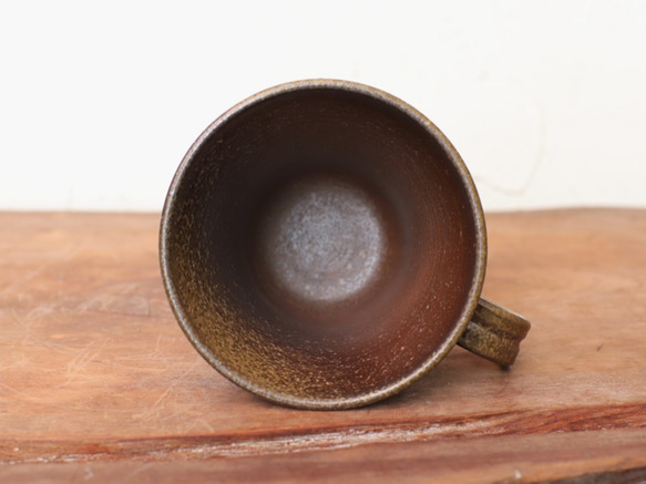 備前燒咖啡杯（大）c5-106 第5張的照片