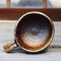 備前 コーヒーカップ(中)　ロクロ目　c6-027 5枚目の画像