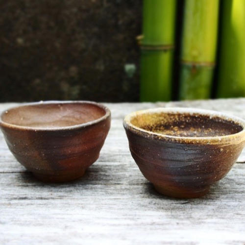 備前焼 ぐい呑み(2個セット) gi-144 おちょこ・ぐい呑み・徳利 宗兵衛