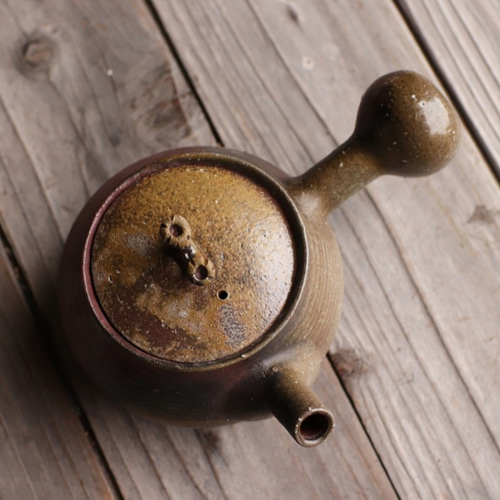 備前焼 急須 (桐箱付き) k1-042 ポット・急須 宗兵衛窯 古川宗之輔