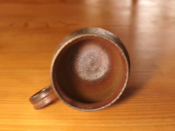 備前 コーヒーカップ(野草)　c9-012 5枚目の画像